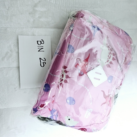 pink dinosaur Stemebun kids 15" Canvas backpack - Picture 9 of 10